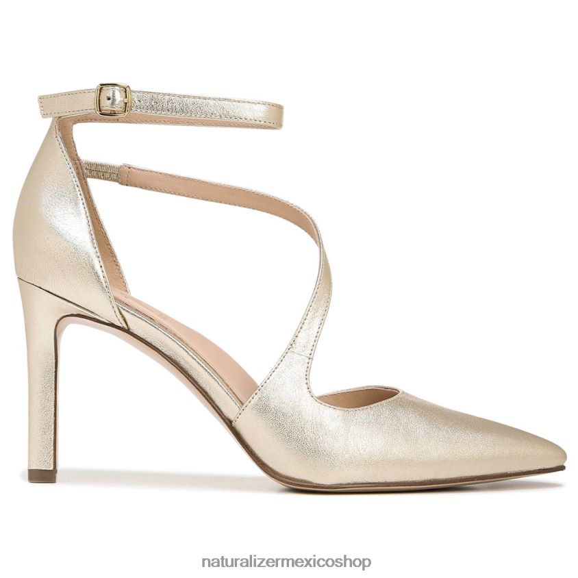 bombas | 27 editar bomba abilyn 60D4P0129 Naturalizer mujer cuero dorado - Imagen 2