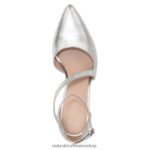 bombas | 27 editar bomba abilyn 60D4P0133 Naturalizer mujer cuero plateado - Imagen 4
