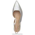 bombas | 27 editar bomba felicia 60D4P0145 Naturalizer mujer cuero plateado - Imagen 4