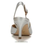 bombas | 27 editar bomba felicia 60D4P0145 Naturalizer mujer cuero plateado - Imagen 6