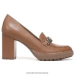 bombas | callie moc 60D4P0258 Naturalizer mujer cuero de té inglés - Imagen 2