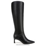 botas | 27 edit falencia bota de vestir hasta la rodilla 60D4P0247 Naturalizer mujer cuero negro - Imagen 2