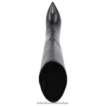 botas | 27 edit falencia bota de vestir hasta la rodilla 60D4P0247 Naturalizer mujer cuero negro - Imagen 4
