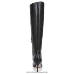botas | 27 edit falencia bota de vestir hasta la rodilla 60D4P0247 Naturalizer mujer cuero negro - Imagen 6