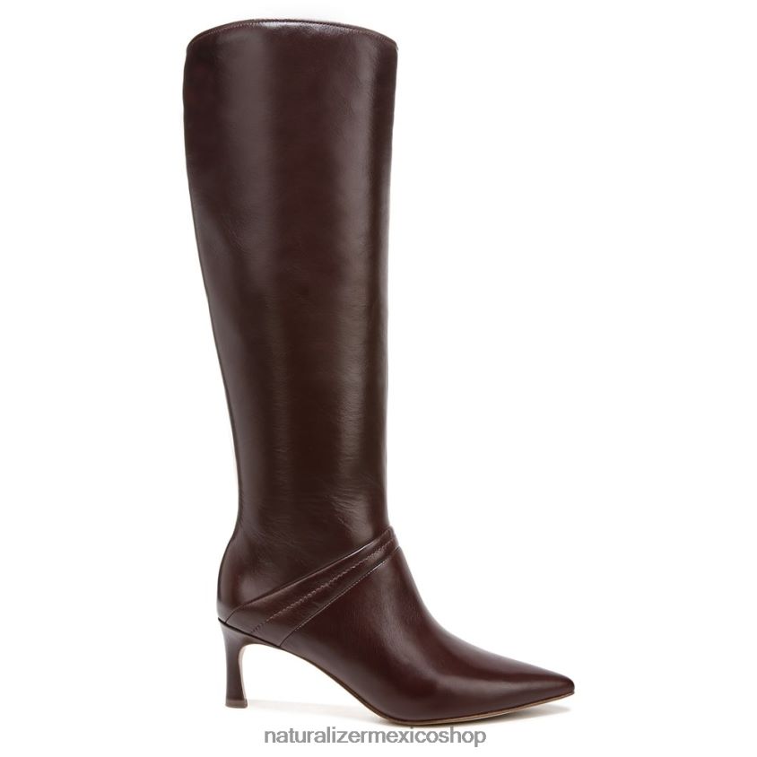 botas | 27 edit falencia bota de vestir hasta la rodilla 60D4P0248 Naturalizer mujer vino de cuero - Imagen 2