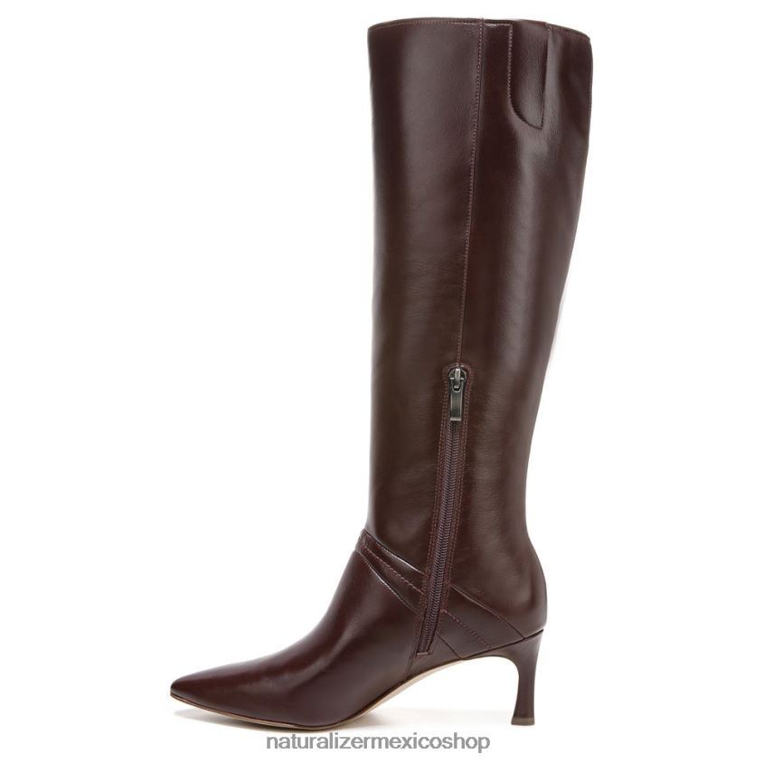 botas | 27 edit falencia bota de vestir hasta la rodilla 60D4P0248 Naturalizer mujer vino de cuero - Imagen 3