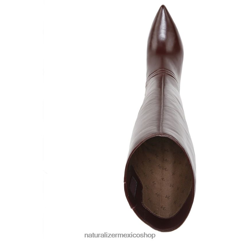 botas | 27 edit falencia bota de vestir hasta la rodilla 60D4P0248 Naturalizer mujer vino de cuero - Imagen 4