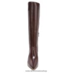 botas | 27 edit falencia bota de vestir hasta la rodilla 60D4P0248 Naturalizer mujer vino de cuero - Imagen 5