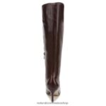 botas | 27 edit falencia bota de vestir hasta la rodilla 60D4P0248 Naturalizer mujer vino de cuero - Imagen 6