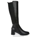 botas | bota alta hasta la rodilla de pantorrilla ancha brent 60D4P0228 Naturalizer mujer cuero negro - Imagen 2