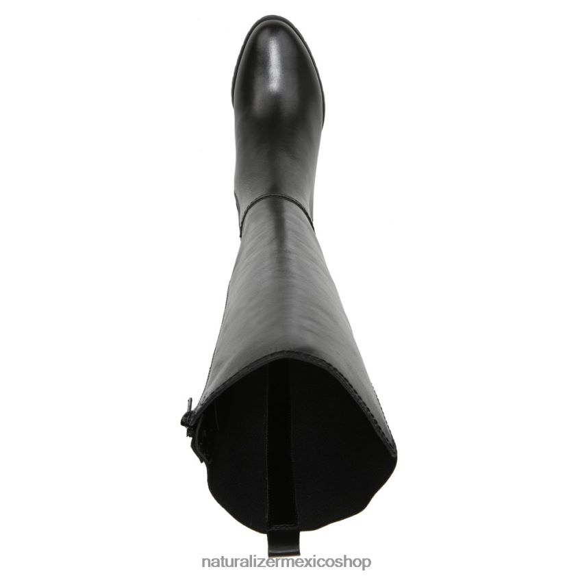 botas | bota alta hasta la rodilla de pantorrilla ancha brent 60D4P0228 Naturalizer mujer cuero negro - Imagen 4