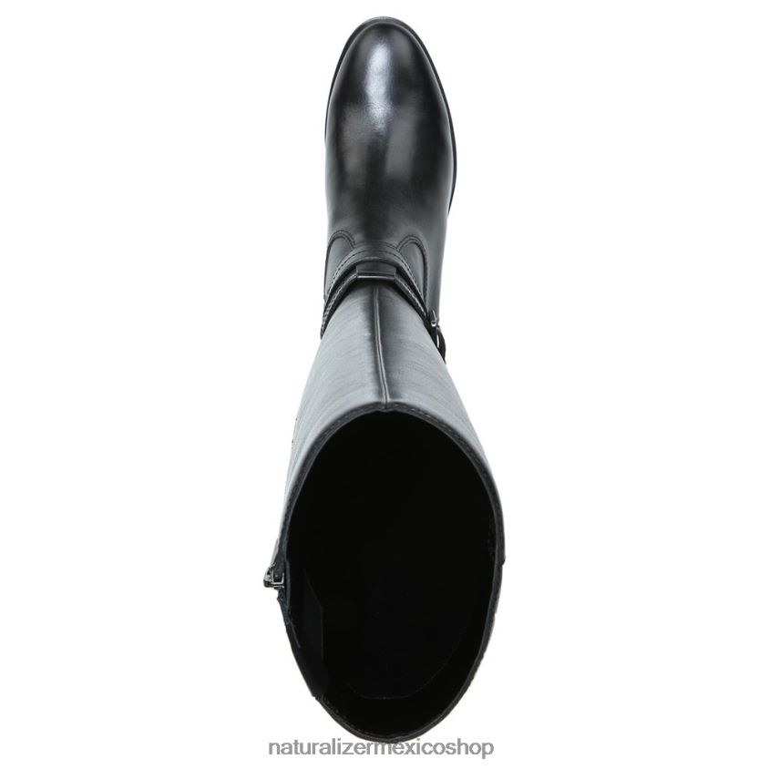 botas | bota alta hasta la rodilla de pantorrilla ancha reid 60D4P0596 Naturalizer mujer cuero negro - Imagen 4