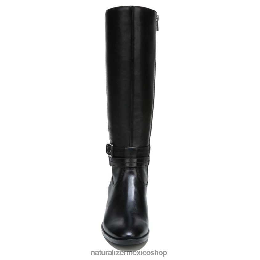 botas | bota alta hasta la rodilla de pantorrilla ancha reid 60D4P0596 Naturalizer mujer cuero negro - Imagen 5