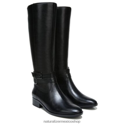 botas | bota alta hasta la rodilla de pantorrilla ancha reid 60D4P0596 Naturalizer mujer cuero negro