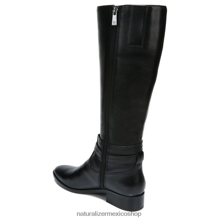 botas | bota alta hasta la rodilla de pantorrilla ancha reid 60D4P0596 Naturalizer mujer cuero negro - Imagen 8