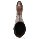 botas | bota alta hasta la rodilla de pantorrilla ancha reid 60D4P0597 Naturalizer mujer cuero canela - Imagen 4