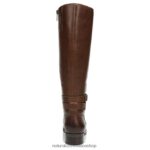 botas | bota alta hasta la rodilla de pantorrilla ancha reid 60D4P0597 Naturalizer mujer cuero canela - Imagen 6