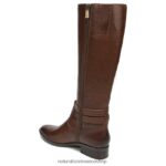 botas | bota alta hasta la rodilla de pantorrilla ancha reid 60D4P0597 Naturalizer mujer cuero canela - Imagen 8