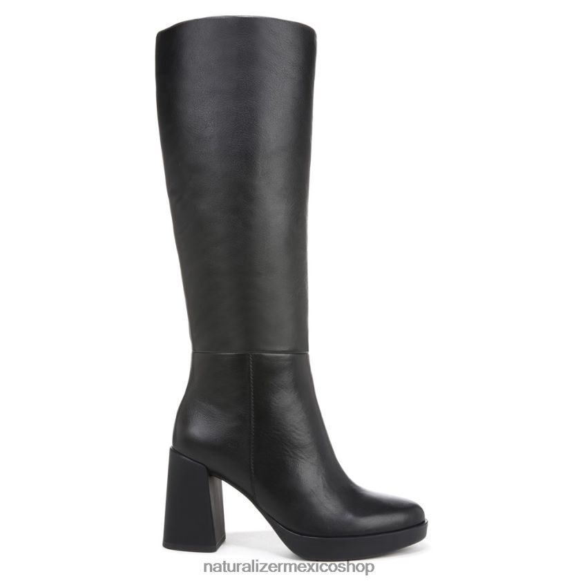 botas | bota alta hasta la rodilla de pantorrilla estrecha gen n align 60D4P0623 Naturalizer mujer cuero negro - Imagen 2