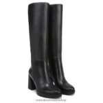 botas | bota alta hasta la rodilla de pantorrilla estrecha gen n align 60D4P0623 Naturalizer mujer cuero negro