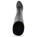 botas | bota alta hasta la rodilla de pantorrilla estrecha gen n align 60D4P0623 Naturalizer mujer cuero negro - Imagen 4