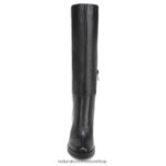 botas | bota alta hasta la rodilla de pantorrilla estrecha gen n align 60D4P0623 Naturalizer mujer cuero negro - Imagen 5