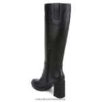 botas | bota alta hasta la rodilla de pantorrilla estrecha gen n align 60D4P0623 Naturalizer mujer cuero negro - Imagen 8
