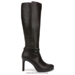 botas | bota alta hasta la rodilla taelynn 60D4P0649 Naturalizer mujer piel de serpiente marrón bosque - Imagen 2