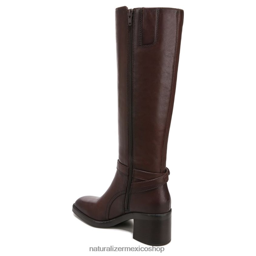 botas | bota de montar elliot 60D4P0636 Naturalizer mujer barra de chocolate de cuero - Imagen 8