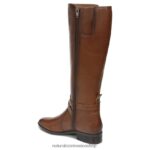 botas | bota de montar rena de pantorrilla ancha 60D4P0254 Naturalizer mujer cuero de sidra - Imagen 7