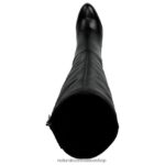 botas | bota de vestir de pantorrilla ancha tai 60D4P0686 Naturalizer mujer cuero negro - Imagen 4