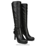botas | bota de vestir hasta la rodilla tai 60D4P0675 Naturalizer mujer cuero negro