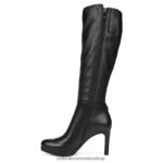 botas | bota de vestir hasta la rodilla tai 60D4P0675 Naturalizer mujer cuero negro - Imagen 3