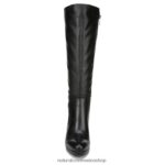 botas | bota de vestir hasta la rodilla tai 60D4P0675 Naturalizer mujer cuero negro - Imagen 5