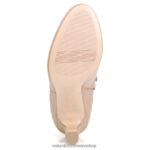 botas | bota harlene 60D4P0631 Naturalizer mujer crema brulée de cuero - Imagen 7