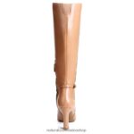 botas | bota henny de pantorrilla ancha hasta la rodilla 60D4P0639 Naturalizer mujer cuero marrón café - Imagen 5