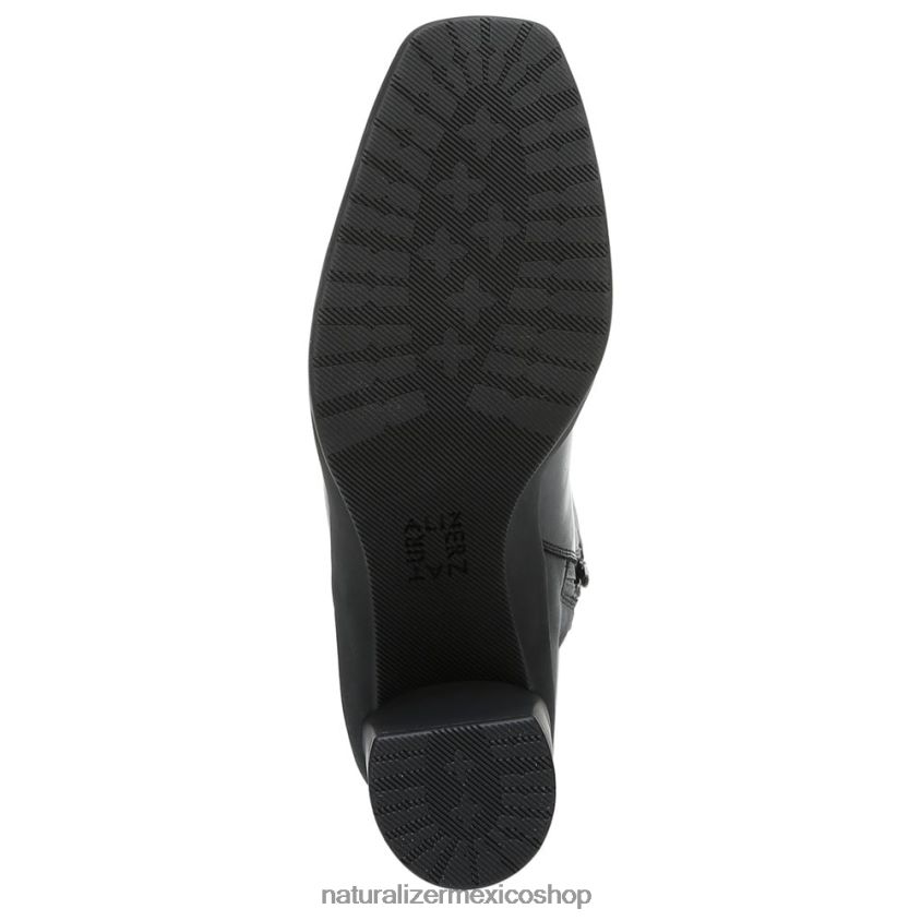botas | bota impermeable hasta la rodilla axel 60D4P0249 Naturalizer mujer cuero negro/tela - Imagen 7