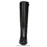 botas | bota impermeable hasta la rodilla brent 60D4P0240 Naturalizer mujer cuero negro - Imagen 5