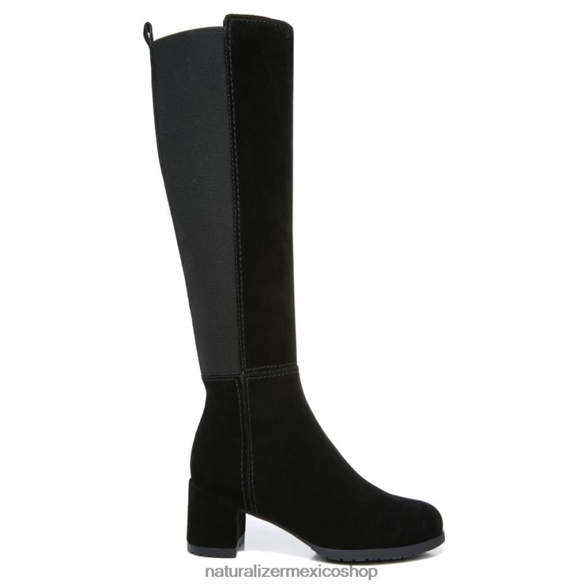 botas | bota impermeable hasta la rodilla brent 60D4P0241 Naturalizer mujer ante negro - Imagen 2