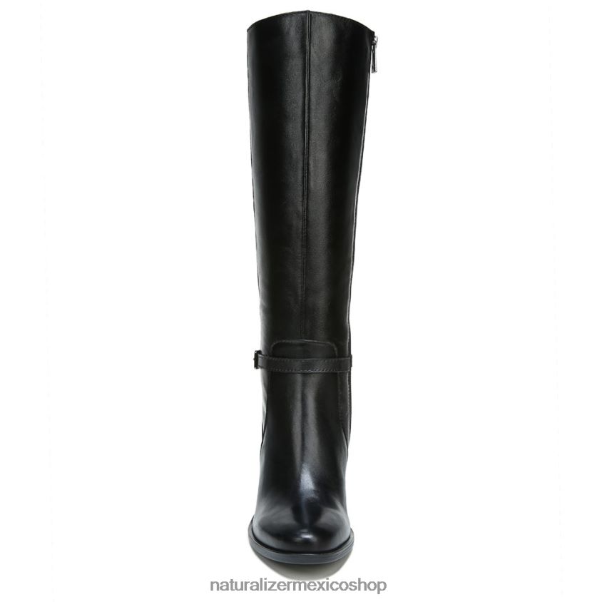botas | bota kalina de pantorrilla ancha hasta la rodilla 60D4P0257 Naturalizer mujer cuero negro - Imagen 5