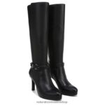 botas | botas altas hasta la rodilla de pantorrilla ancha taelynn 60D4P0642 Naturalizer mujer cuero negro