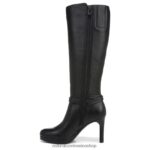 botas | botas altas hasta la rodilla de pantorrilla ancha taelynn 60D4P0642 Naturalizer mujer cuero negro - Imagen 3