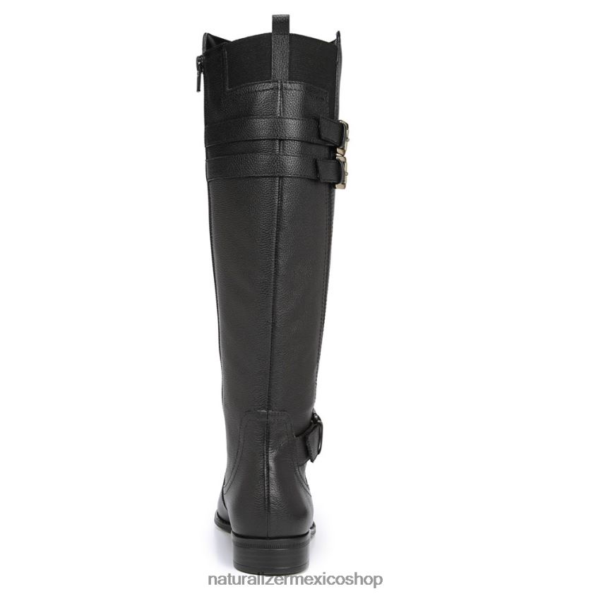 botas | botas hasta la rodilla de pantorrilla ancha jessie 60D4P0271 Naturalizer mujer cuero negro - Imagen 6