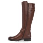 botas | botas hasta la rodilla de pantorrilla ancha jessie 60D4P0272 Naturalizer mujer barra de chocolate de cuero - Imagen 3