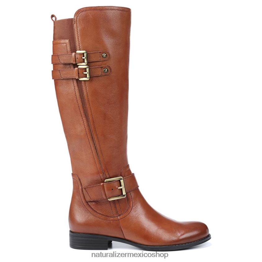 botas | botas hasta la rodilla de pantorrilla ancha jessie 60D4P0273 Naturalizer mujer cuero de pan de plátano - Imagen 2
