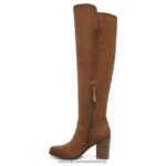 botas | botas por encima de la rodilla kyrie 60D4P0285 Naturalizer mujer gamuza de té inglés - Imagen 3