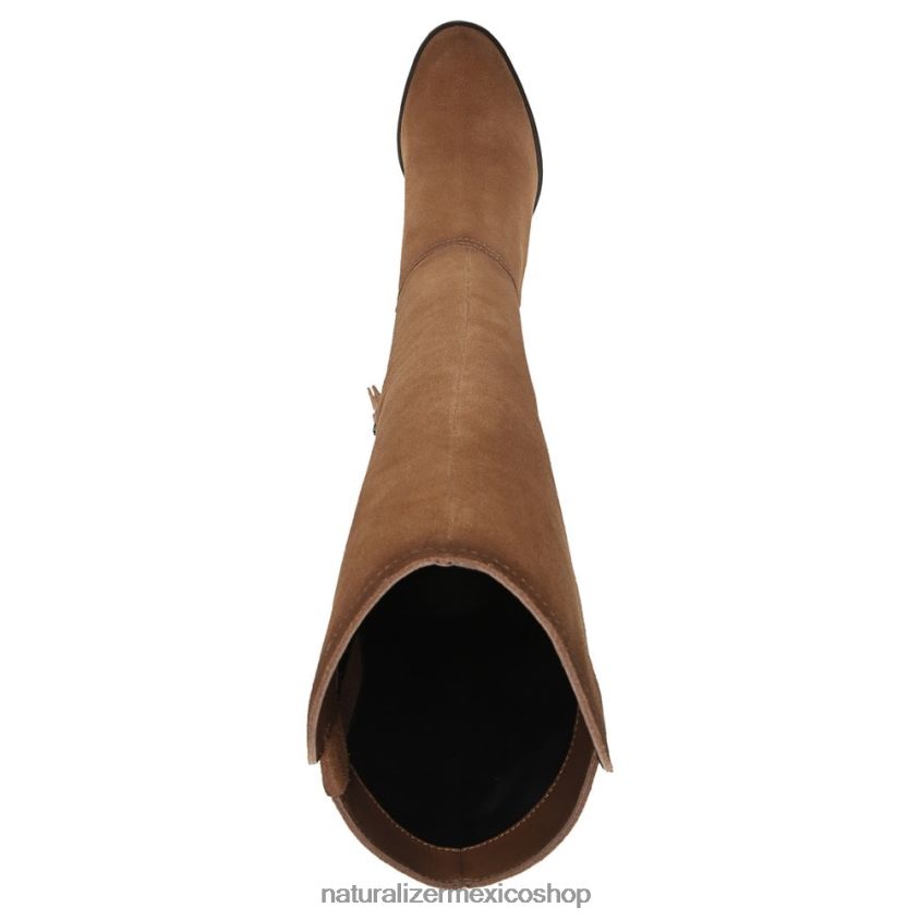 botas | botas por encima de la rodilla kyrie 60D4P0285 Naturalizer mujer gamuza de té inglés - Imagen 4
