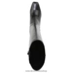 botas | botas waylon de pantorrilla ancha hasta la rodilla 60D4P0600 Naturalizer mujer sintético texturizado negro - Imagen 4