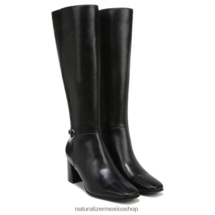 botas | botas waylon de pantorrilla ancha hasta la rodilla 60D4P0600 Naturalizer mujer sintético texturizado negro