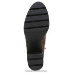 botas | botín de madalynn gore 60D4P0594 Naturalizer mujer sintético suave bronceado - Imagen 7